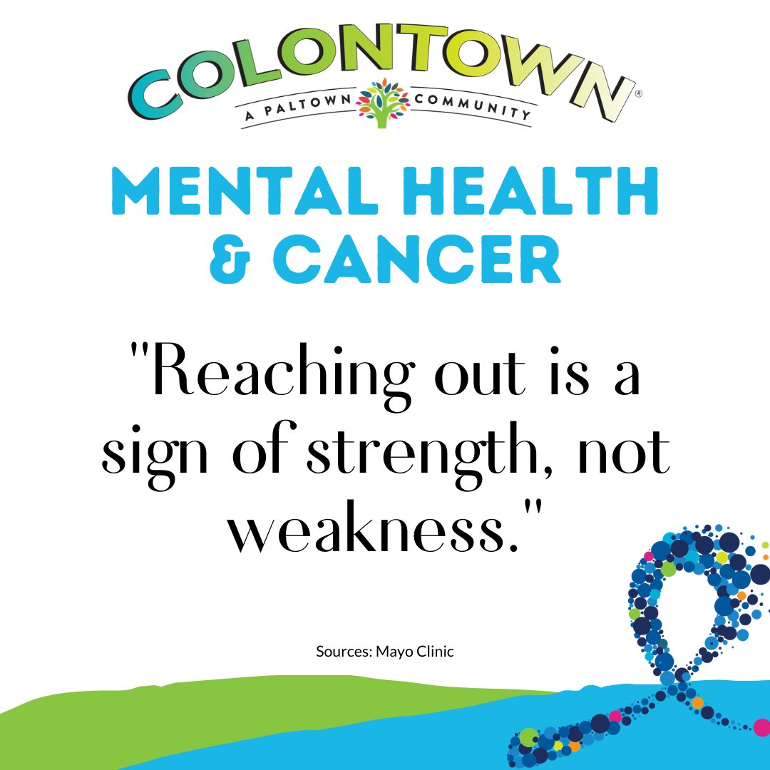 Before, during, and after treatment, take care of your mental health. Turn to your community, talk to your doctor, or ask a social worker at your cancer center to find help. #MentalHealthMonth