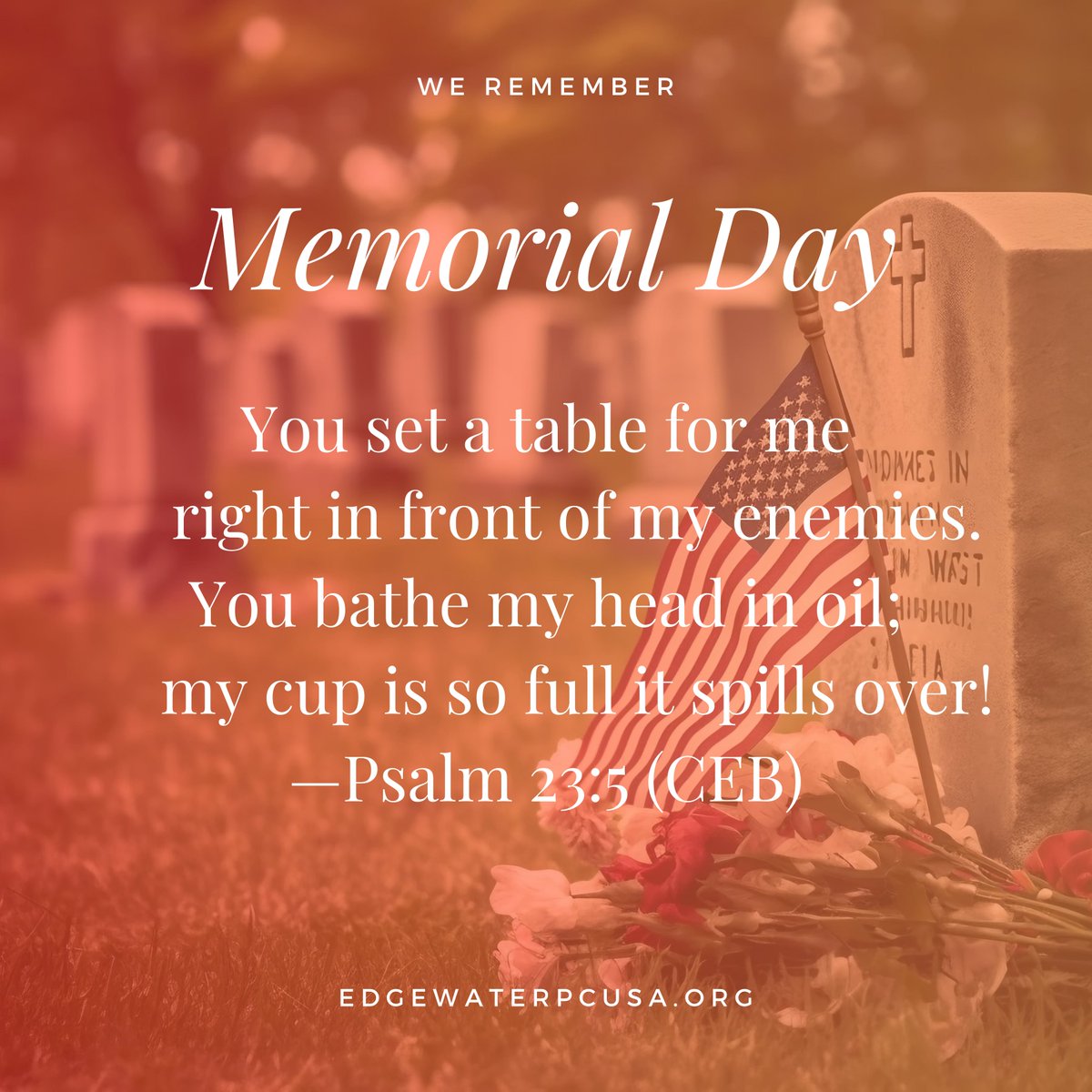 #MemorialDay #PCUSA