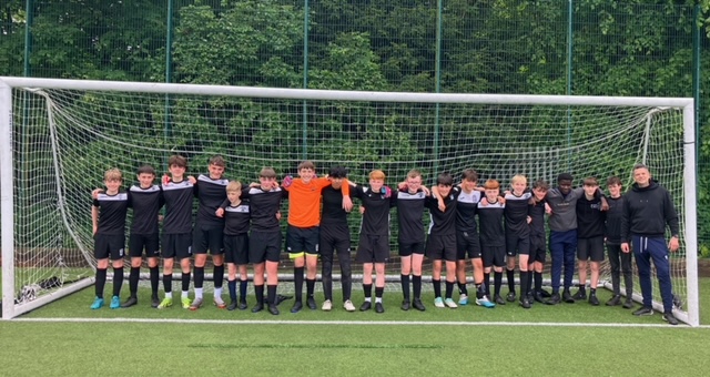 Congratulations to the S2 (new S3) boys school football team. They played brilliantly all season and won their school league undefeated. Superstars!