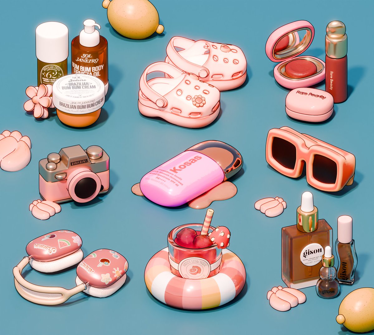 Summer essentials☀️ #b3d
