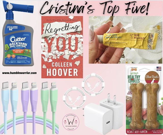 🤩🤩🤩 Hey Warriors! Here’s a recap of the top five best-selling items I posted yesterday that still have fantastic savings today 🥳! If you missed them, there's still time to snag yours 😘! 1. There's a whopping 45% savings on the 'Regretting You' Novel by Colleen Hoover! —>