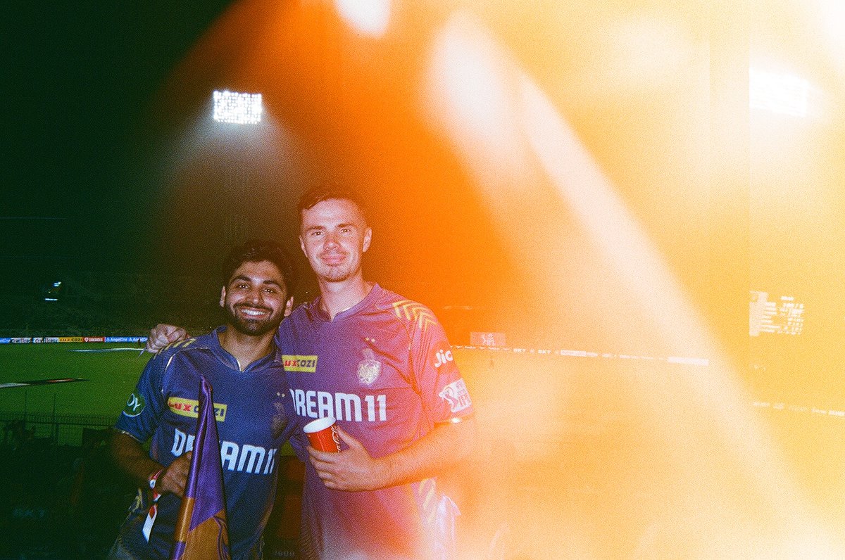 Viraj (@virajb37) on Twitter photo So glad I was able to make my way to Calcutta & Eden for the opening game of our season! Can proudly say I watched the 1st of our 3 wins vs #SRH! <a href="/KKRiders/">KolkataKnightRiders</a> always in my heart💜💛🏆🏆🏆
WE ARE CHAMPIONS!
Hopefully back for a few more games next season! 🤞
#KorboLorboJeetboRe So glad I was able to make my way to Calcutta & Eden for the opening game of our season! Can proudly say I watched the 1st of our 3 wins vs #SRH! <a href="/KKRiders/">KolkataKnightRiders</a> always in my heart💜💛🏆🏆🏆
WE ARE CHAMPIONS!
Hopefully back for a few more games next season! 🤞
#KorboLorboJeetboRe