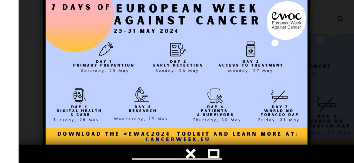 aepccolposcopia's tweet photo. En la #EWAC2024 desde la AEPCC nos sumamos a la campaña realizando concienciación frente al #VPH: #vacunación, #cribado y #tratamiento son claves para la eliminación del cáncer de cuello uterino. 
@EU_EWAC https://t.co/fg7u7JjfzD