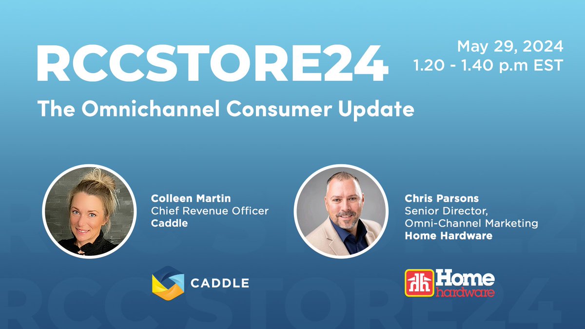 CaddleCanada's tweet photo. 🚨 #RCCStore24 is almost here! Catch Caddle at Booth #238 for:
🎁 100 #FREE reviews for your private label SKUs
🎉 #SpinToWin Caddle-branded merch
Don't miss "The Omnichannel Consumer Update" - May 29, 1:20-1:40 p.m.
👉 Learn more: https://t.co/JysOXHODg1
#event2024 #conference https://t.co/uNYLUkyJYS