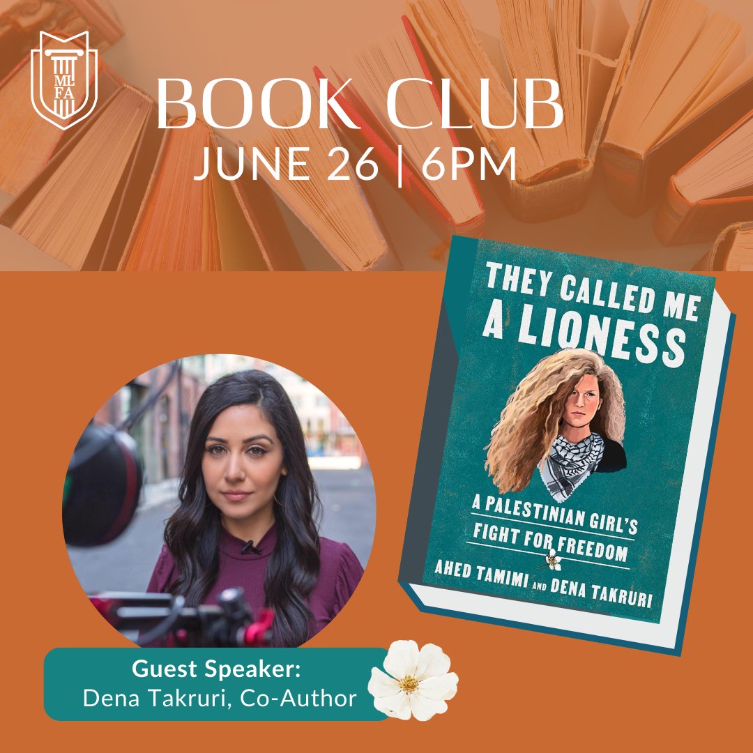 For our first virtual book club meeting, we will be joined by co-author Dena Takruri on June 26 at 6 PM. ​
​
Visit MLFA.ORG to RSVP and purchase your book today!