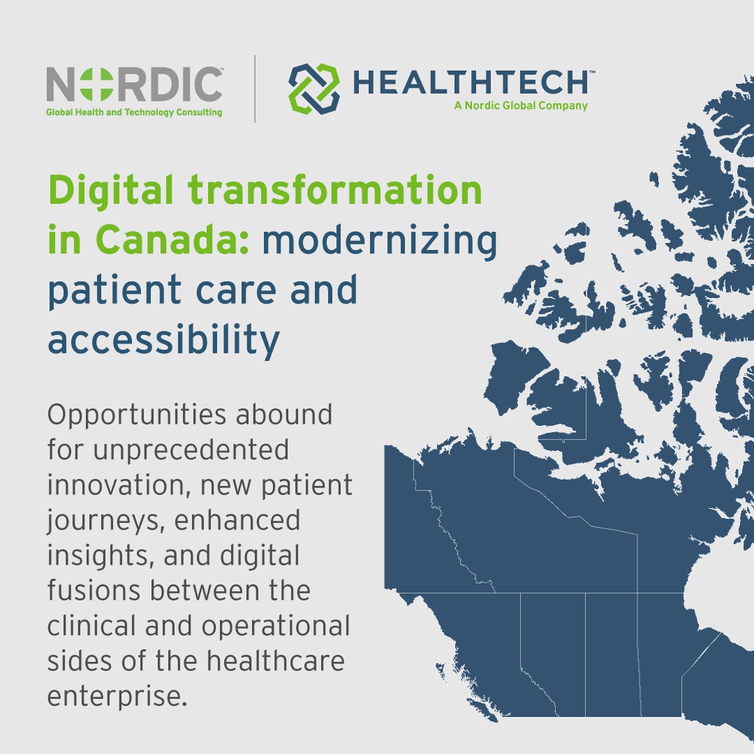 Across Canada, opportunities abound for innovation, new patient journeys, enhanced insights, and digital fusions between the clinical and operational sides of #healthcare. Explore our infographic on #DigitalTransformation efforts in Canada: ow.ly/vm2750RWBM5 #eHealth2024
