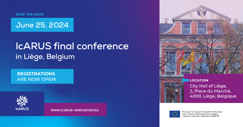icarush2020's tweet photo. Registrations are now OPEN for the #IcARUS Final Conference!
If you're passionate about #innovation and #security, join us to celebrate our project's biggest achievement.
Huge thanks to @Efusnews for co-hosting!
📅 June 25 &amp; 26
Know ➕ about the programme &amp; register 👇