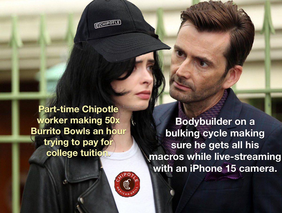 Live footage of a nearby Chipotle