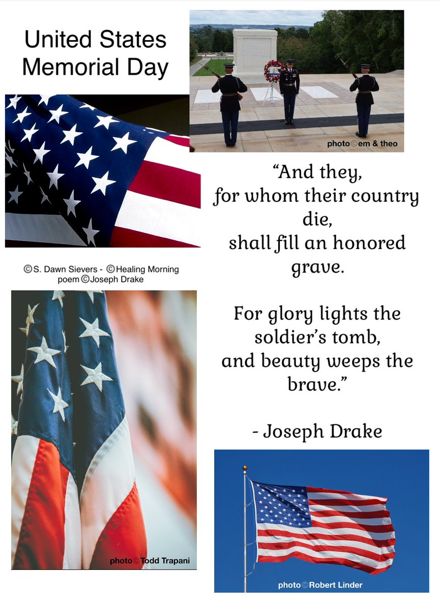 sds2965's tweet image. On this Memorial Day in America, we offer honor and tribute to those brave souls who gave the ultimate sacrifice for the freedoms of our country, and for the betterment of our world. 🇺🇸🕊️

#MemorialDay #Honor #Tribute #USA #HealingMorning #NeverForgotten