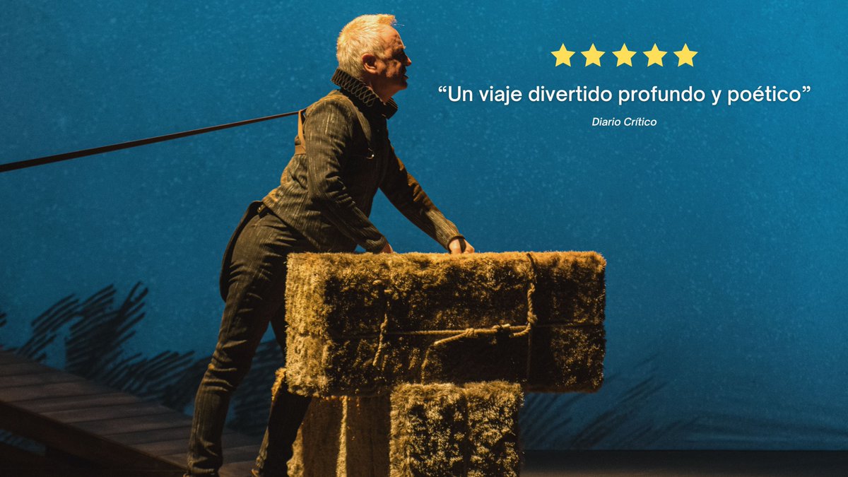 “Un viaje divertido profundo y poético” - José Rafel Palomar, Diario Crítico 📣 Últimes funcions de #Burro! 🎟️ bit.ly/ElBurroRomea