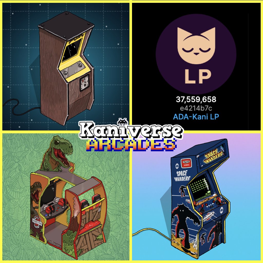 alright fam, figured you wouldnt mind starting out the week just right, so both LP tokens and the 1:1 #kaniverse #Arcades #NFTs have been sent out to those that minted in phase 1! Enjoy and we'll do it again 😎#CardanoCommunity!