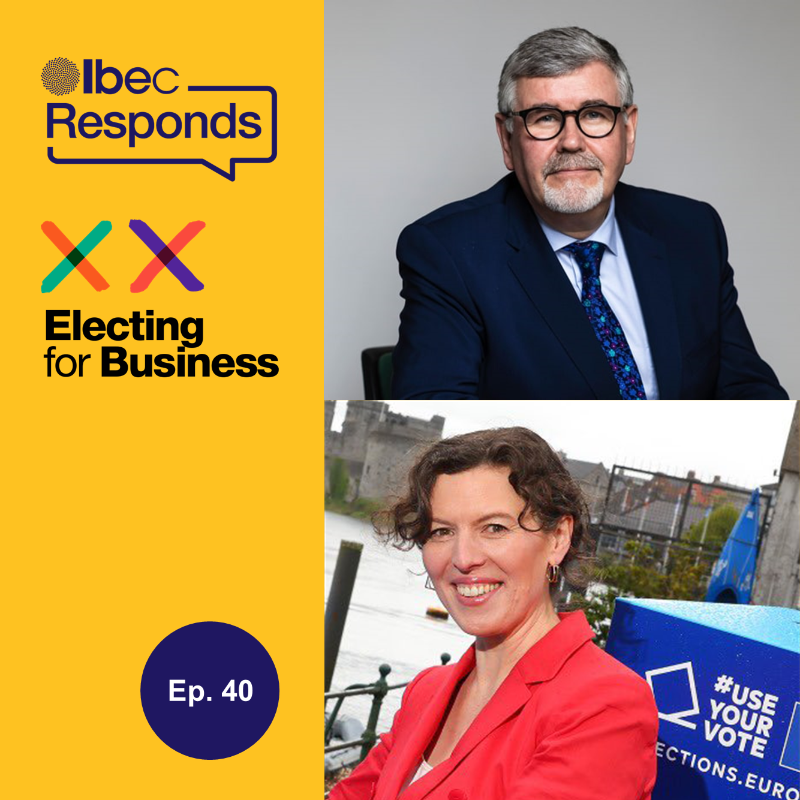 ibec_irl's tweet photo. Latest Ibec Responds is available wherever you source your podcasts.

https://t.co/2OvKnBgm14

Pat Ivory, Ibec’s Director of EU and International Affairs meets with Fionnuala Croker, the Acting Head of Office at @EPinIreland.

#IbecResponds