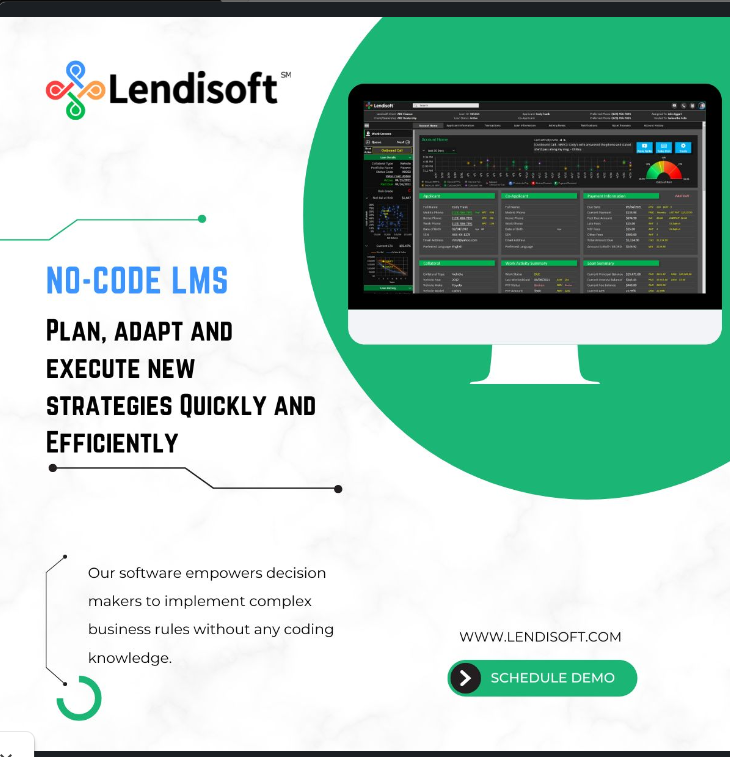 LendisoftLMS's tweet image. #lendisoft  

Built by lenders for lenders

When ops leaders make a wishlist and build, you get the Lendisoft LMS.