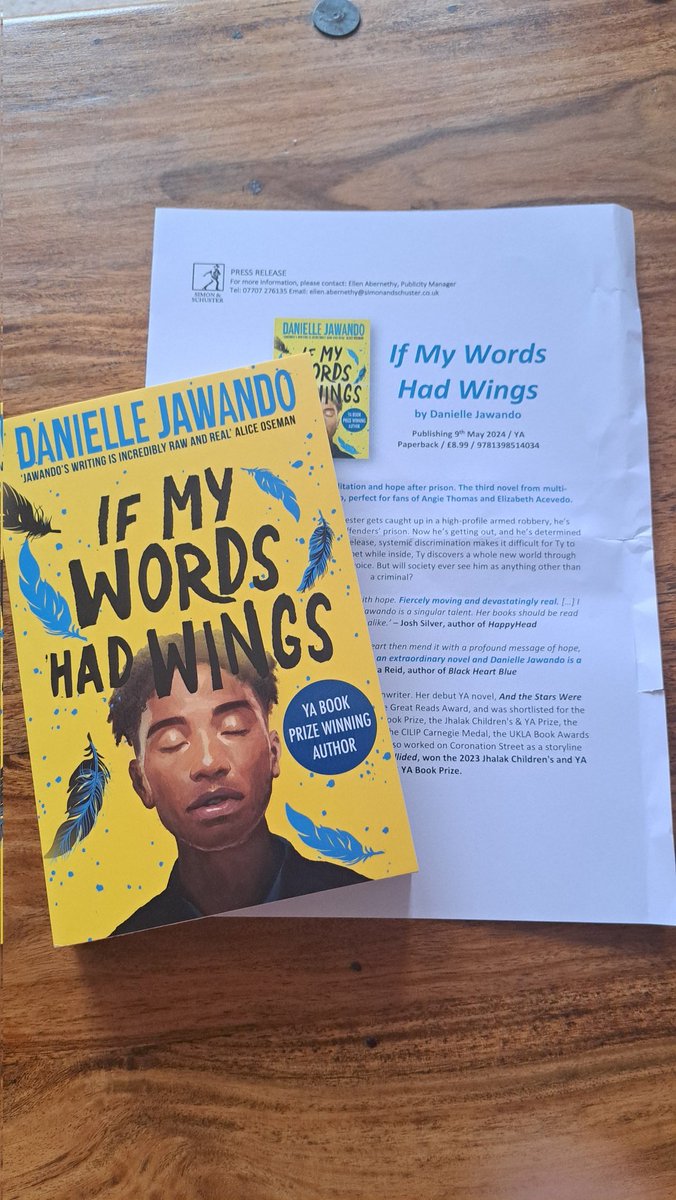 Powerful, raw, honest and just bloody brilliant, If My Words Had Wings is a book that needs to be in every secondary school. 
@simonYAbooks @ellen_abernethy
kandobonkersaboutbooks.blogspot.com/2024/05/if-my-…