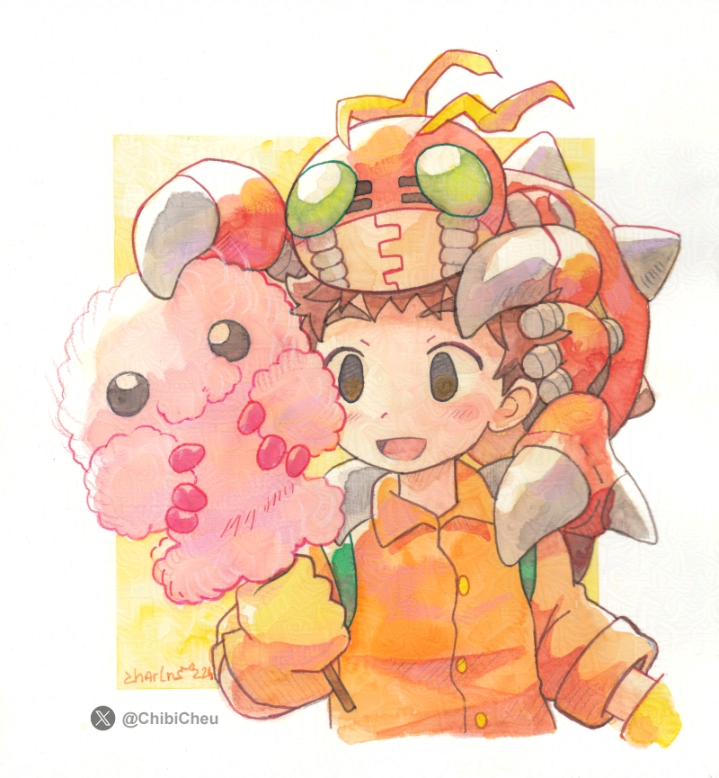 Would you like some Motimon - cotton candy ! What tamer - digimon will I do next? #digimon