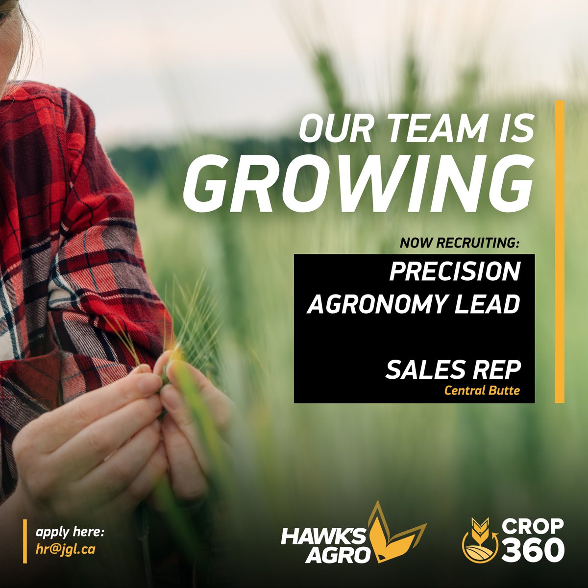 Are you ready to join a dedicated team &amp; work directly with customers to create and provide customized products and services to help them maximize their potential! 

Learn more about our current opportunities and apply today at jgl.ca/join-our-team/