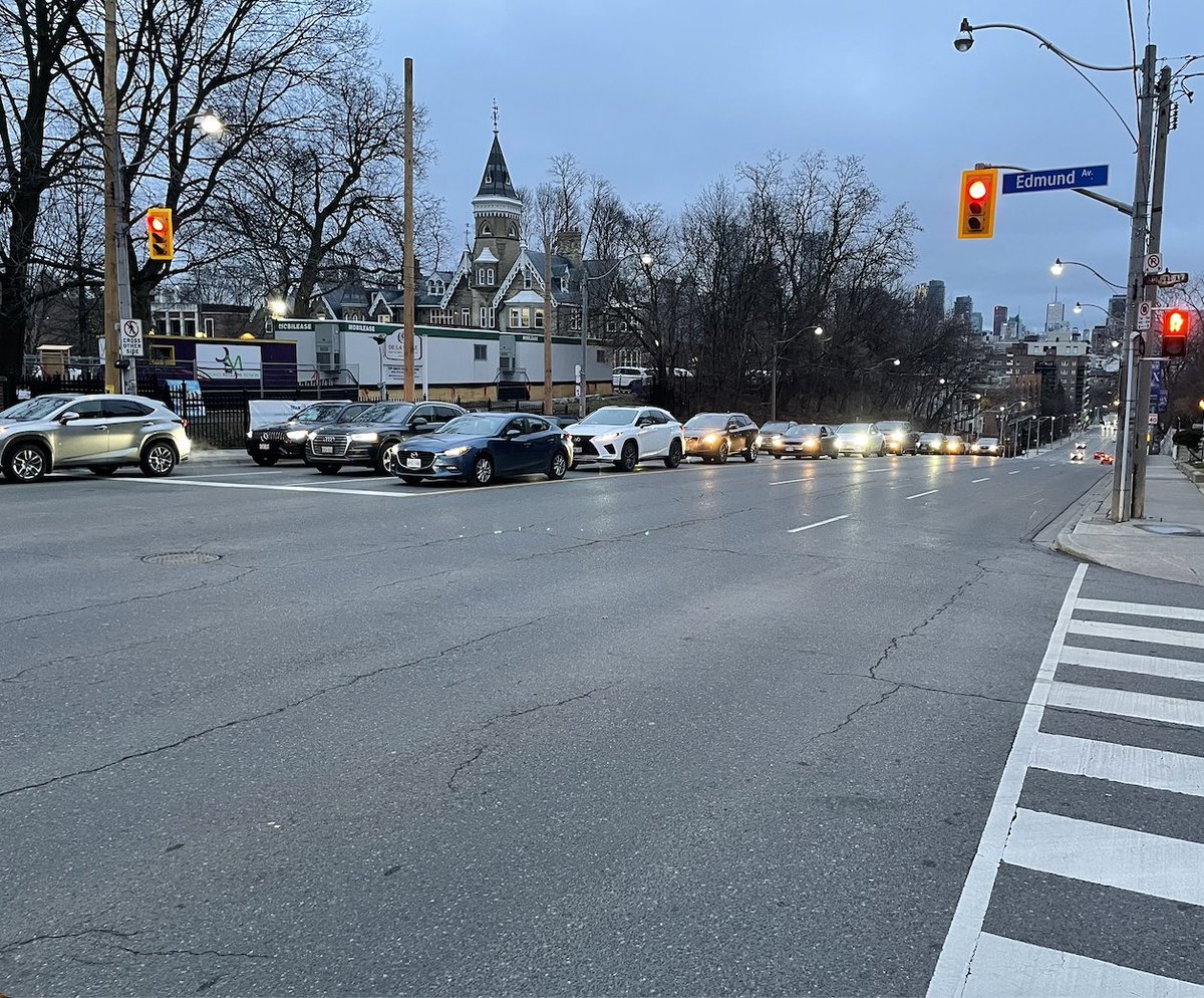 'While we strongly support a cycle track for Bloor to Davenport, we reject the dubious piecemeal road safety approach for Avenue Rd that does virtually nothing [north of Dav] for pedestrians and falls pitifully short of our road safety and climate action plans.' Our ltr to IEC.