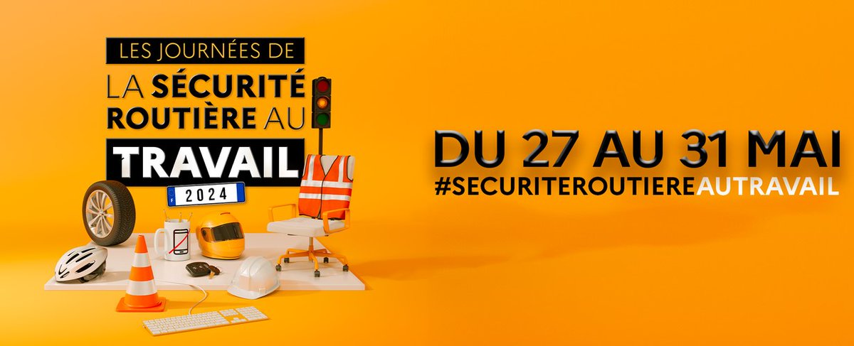 | JOURNÉES DE LA SÉCURITÉ ROUTIÈRE AU TRAVAIL | 🚨Sur la route, le téléphone est responsable d’un accident corporel sur 10. 📱Le téléphone est une source de distraction très forte qui ne