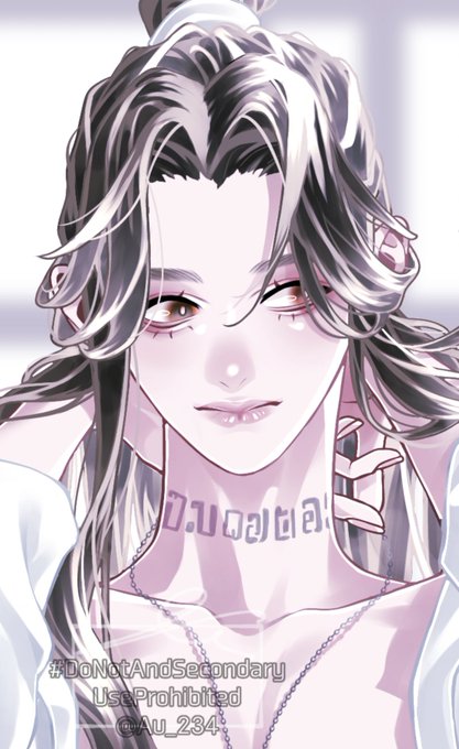 「long hair looking to the side」 illustration images(Latest)