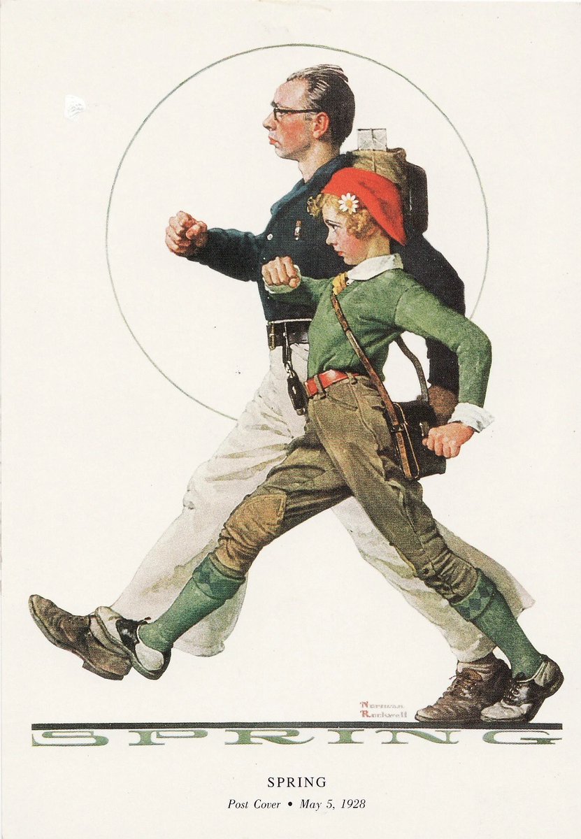 ノーマン・ロックウェル （Norman Rockwell、1894-1978） 『春