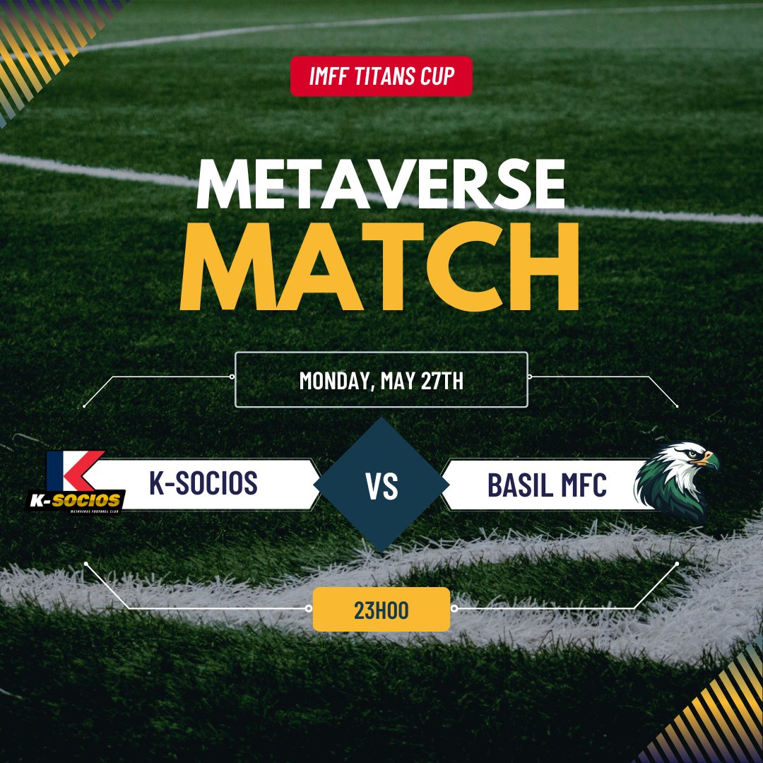 K_Socios_MFL's tweet photo. Acte 2 de la coupe ce soir ⚽️

Ce sera cette fois-ci sur notre terrain face au redoutable Basil MFC de @basilp_nft 

@playMFL 🔥🔥 https://t.co/8nKIglzKwf
