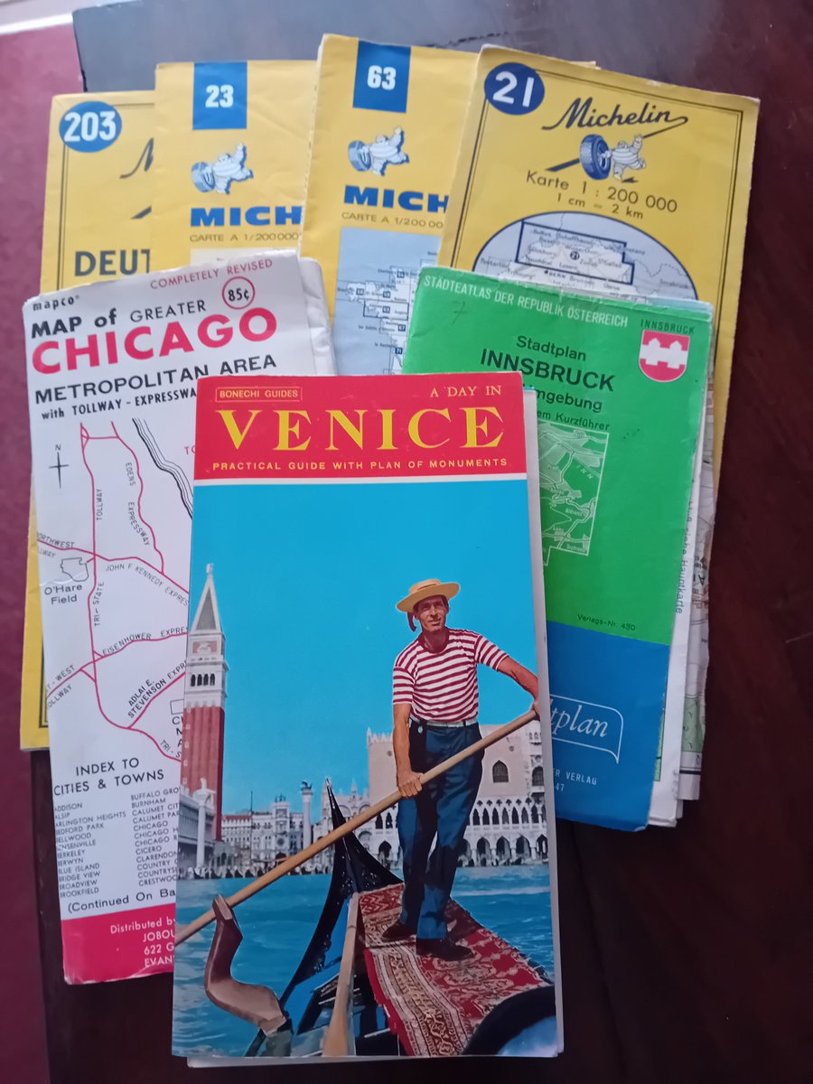 #AlphabetChallenge #WeekV V is for Vintage maps and guides V is for Venice