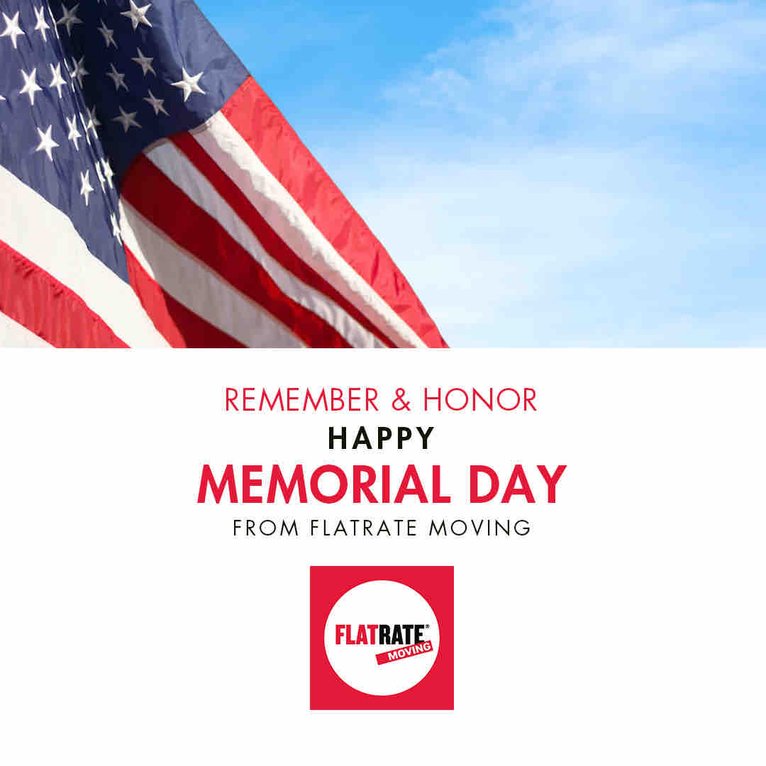 On this Memorial Day, we honor the courage and sacrifice  of those who gave their all for our freedom. Their legacy lives on in the spirit of our nation.
#flatratemoving #memorialday #happymemorialday