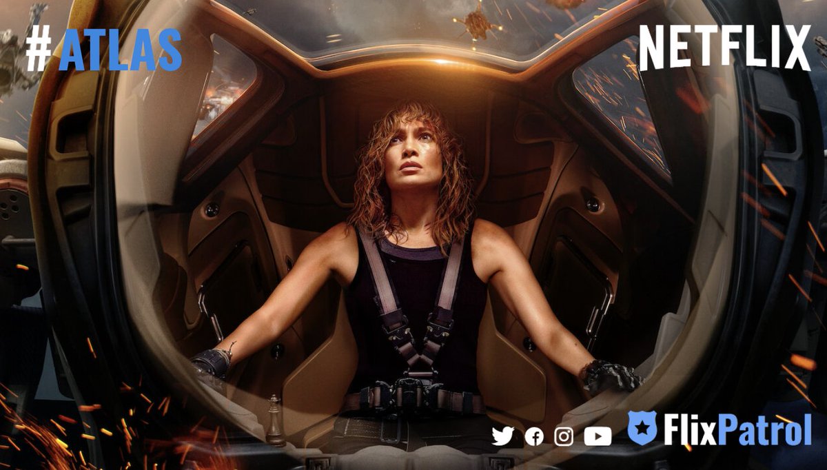 NETFLIX FIGHTS WITH AI. 🤖 @JLo and Netflix are a match made in heaven. Or at least it seems so. After the success of #TheMother there is another action packed hit #Atlas sweeping the charts. 🥇 No. 1 Worldwide 🏆 Top position in 73 countries See more: flixpatrol.com/title/atlas/