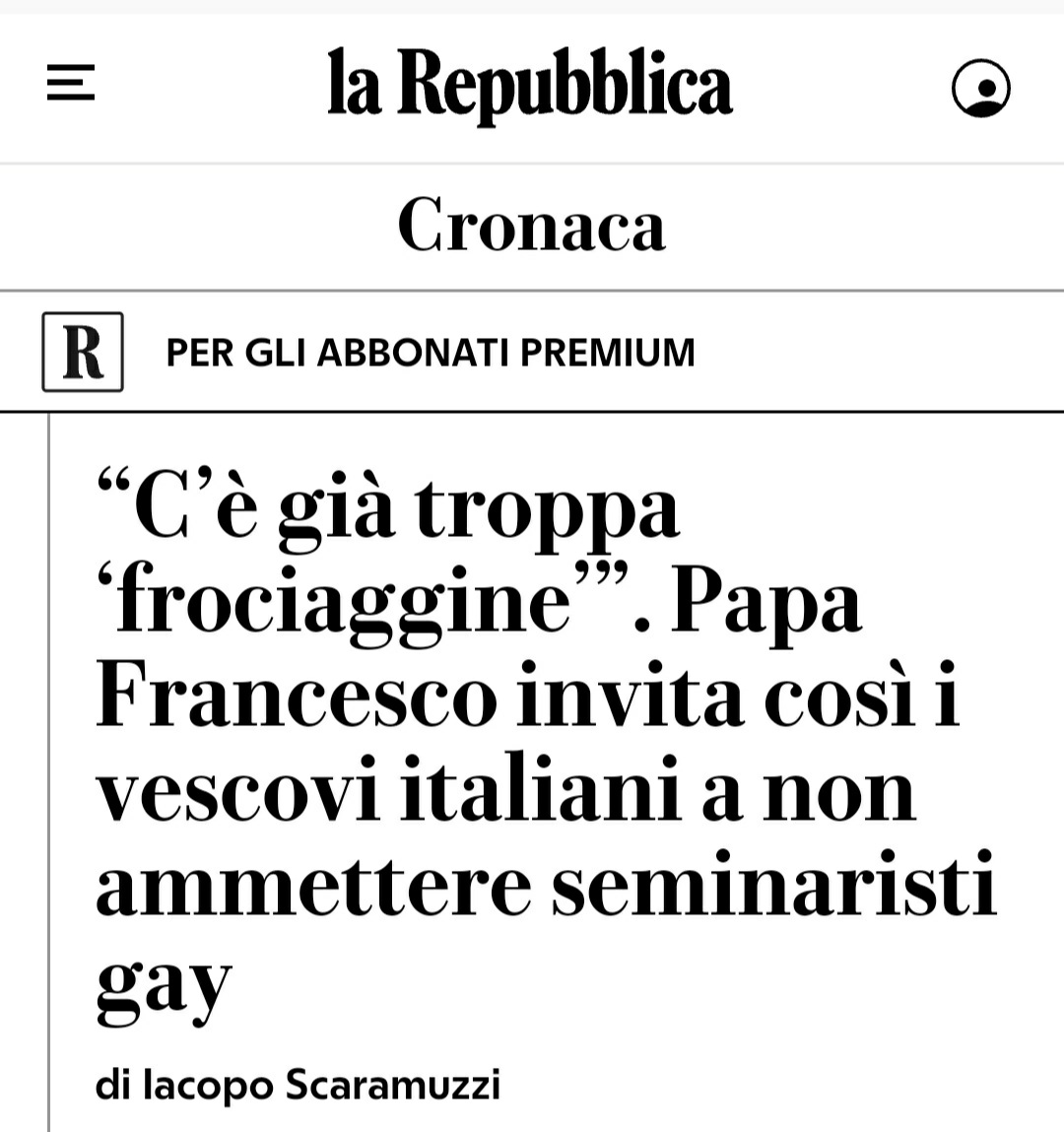 Il nuovo Papa Francesco Vannacci style