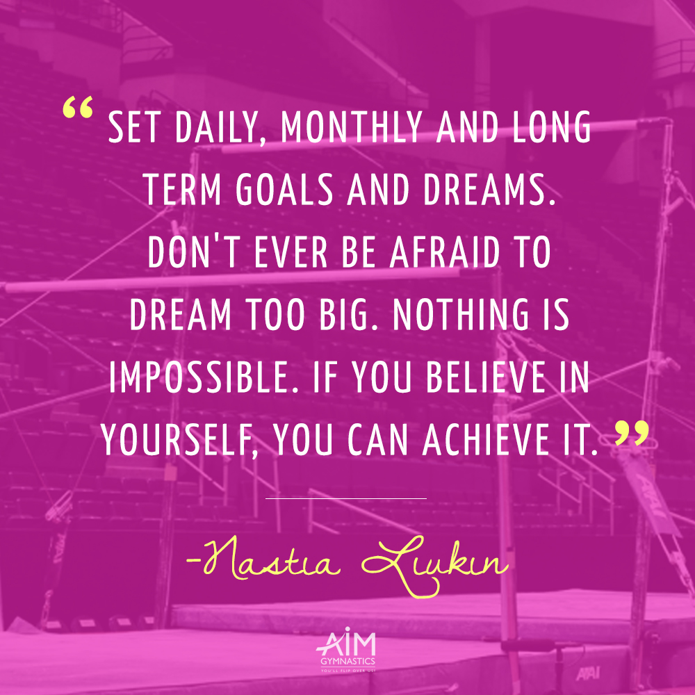 aimgymca's tweet photo. "Set daily, monthly and long term goals and dreams. Don't ever be afraid to dream too big. Nothing is impossible. If you believe in yourself, you can achieve it." -Nastia Liukin

#MotivationalMonday - Nastia Liukin is the 2008 Olympic All Around Champion https://t.co/dpkKF59Wmt https://t.co/QRAJ19JC8G
