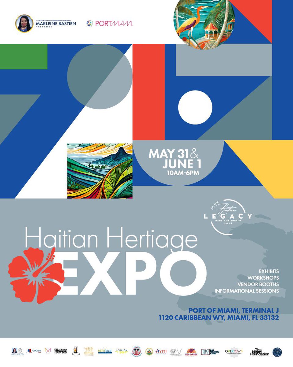 Celebrate with us at the Haitian Heritage Expo ✨🇭🇹🇭🇹 #mdcdistrict2 #haitianheritagemonth