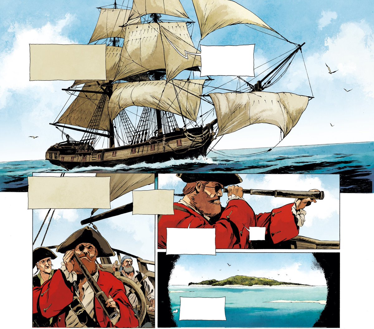 A half page of my next comic book.