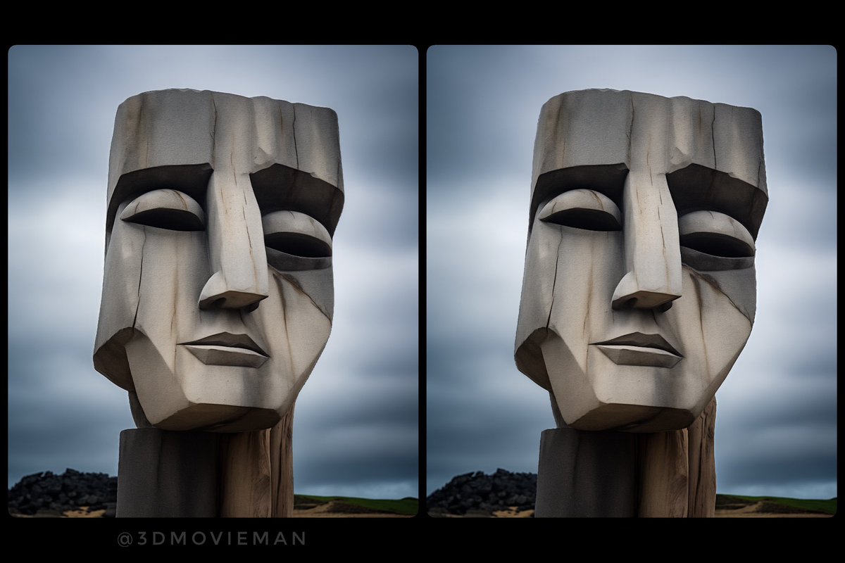 “Monument” #stereoscopic #midjourneyart 

#stereoscopy #AIArtwork #aiartsociety #AIArtGallery #synthography #3dart