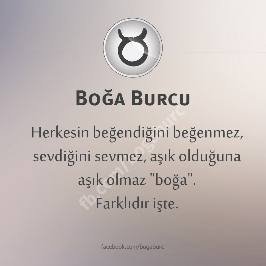 #BoğaBurcu