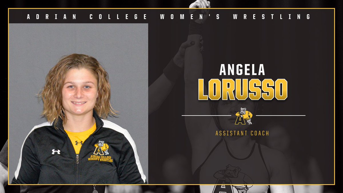Adrian College Athletics is proud to announce Angela LoRusso as the newest @AC_WWrestling Assistant Coach. 📰 -- tinyurl.com/3u3xuv2h #d3wrestle #GDTBAB
