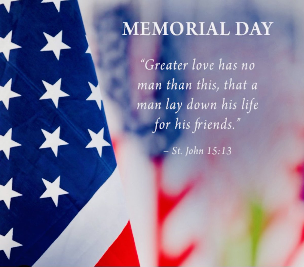 Today we take a moment to remember and honor those who sacrificed their lives for our freedom❤️🤍💙
#WeLoveStPeters #MemorialDay