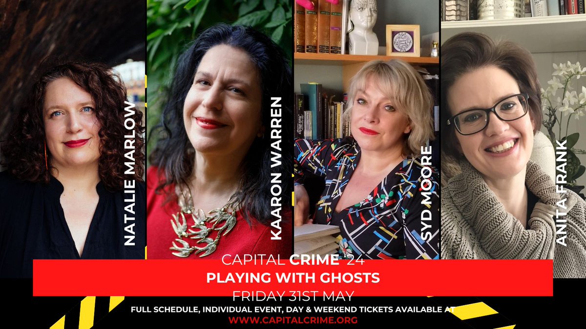 I'll be talking ghosts this weekend at London's Capital Crime!