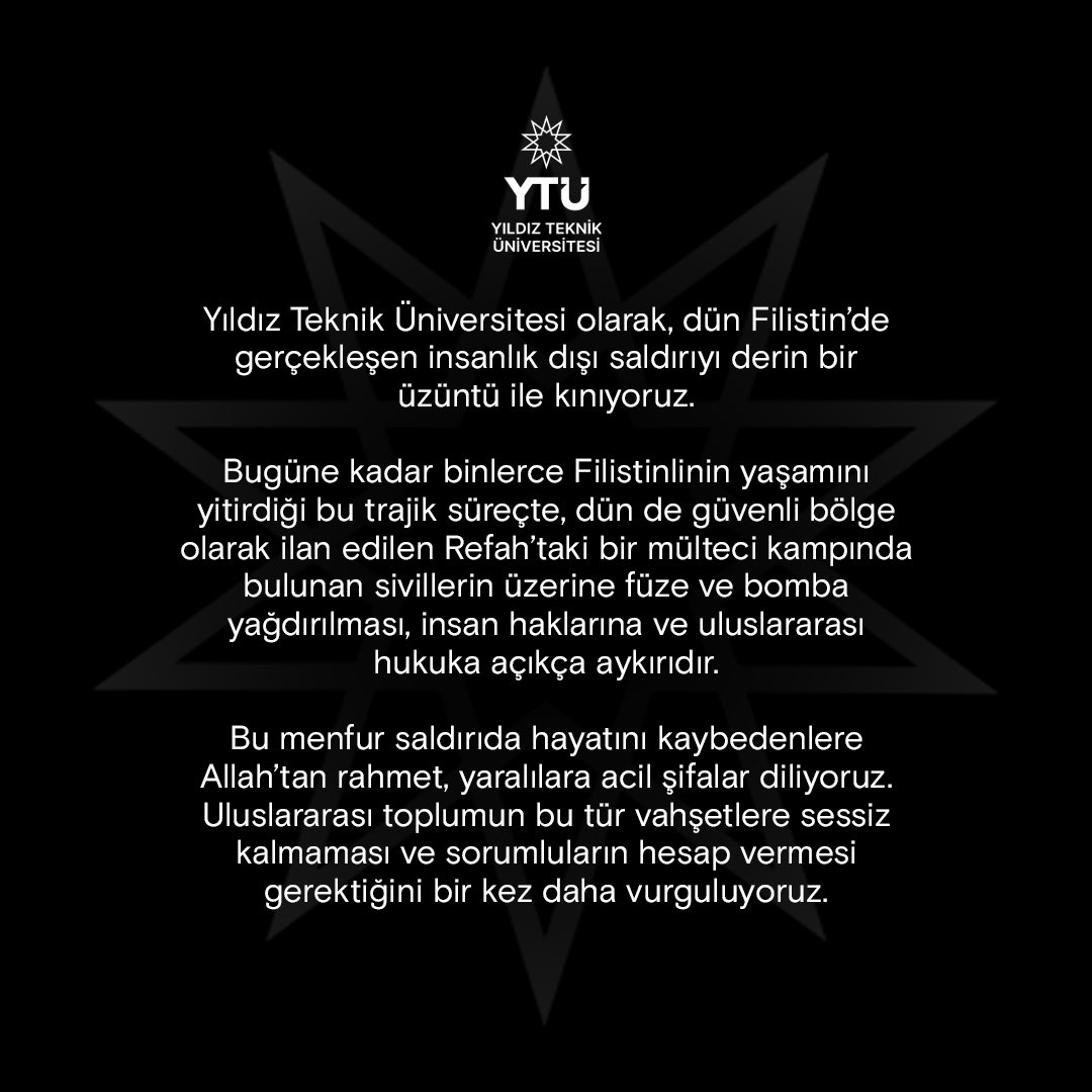 Yıldız Teknik Üniversitesi tweet media