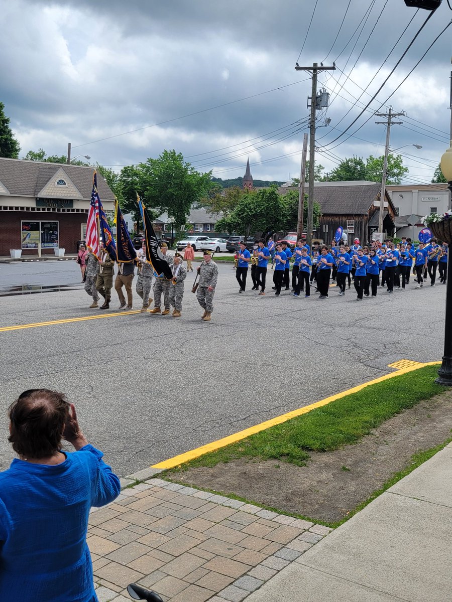 Goshen High School helps honor and remember those who gave their lives in service to our country during the annual Memorial Day Parade. #gladiatorpride