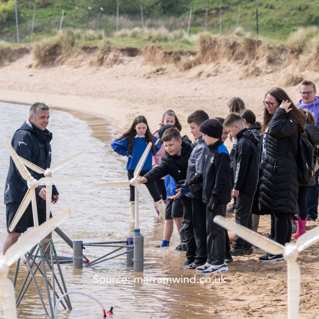 As the twig is bent, so grows the tree. 🤓

Clerkhill Primary School kids took on the role of offshore wind engineers for a day with the @MarramWind project team.

By teaching kids about #WindPower, we're inspiring the next generation of green innovators who will help us combat