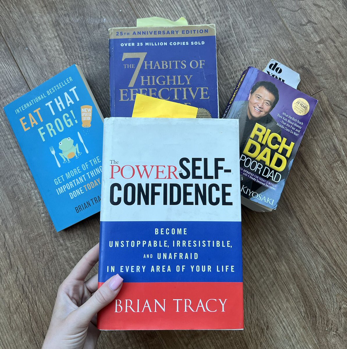 Success mindset recipe 👩‍🍳📚 

These four books changed my life...

#selfdevelopment #selfconfidence #selfcare #selfawareness #PersonalGrowth #selfdevelopmentbooks