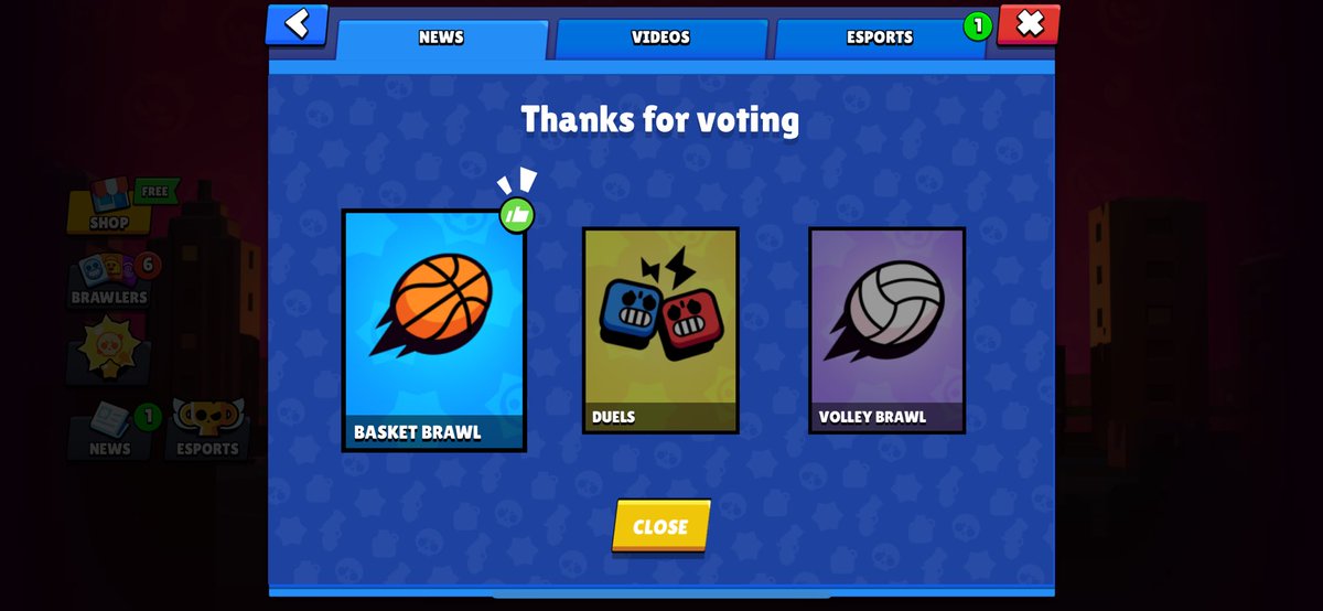 REACHING OUT TO MY 90 FOLLOWERS  TO VOTE BASKETBRAWL!! GO! GO! GO!