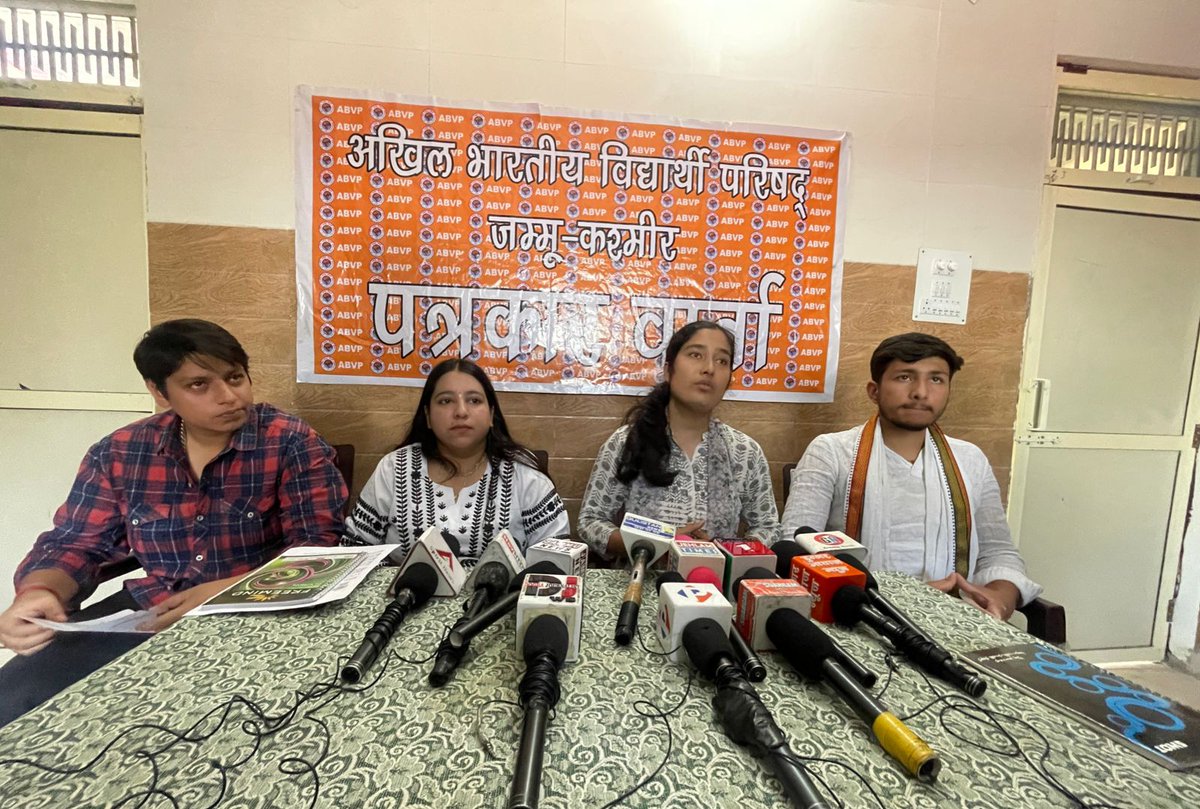 ABVP State Review and Planning meeting concluded in Bhaderwah,Doda District.

#PressConference #abvpjk