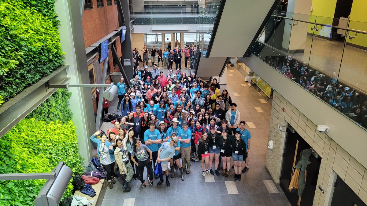 The #ONEnvirothon provincial competition has kicked off! 17 teams from across Ontario have gathered at @envwaterloo to put their hard-earned knowledge about forests, soils, wildlife, aquatic ecosystems & biodiversity in a changing climate to the test! Good luck to all the teams!