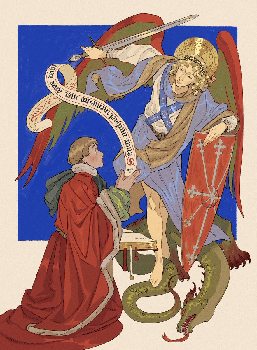 JulotduLac's tweet photo. Sancte Michael memento mei ante deum https://t.co/5fwt0bOPx1