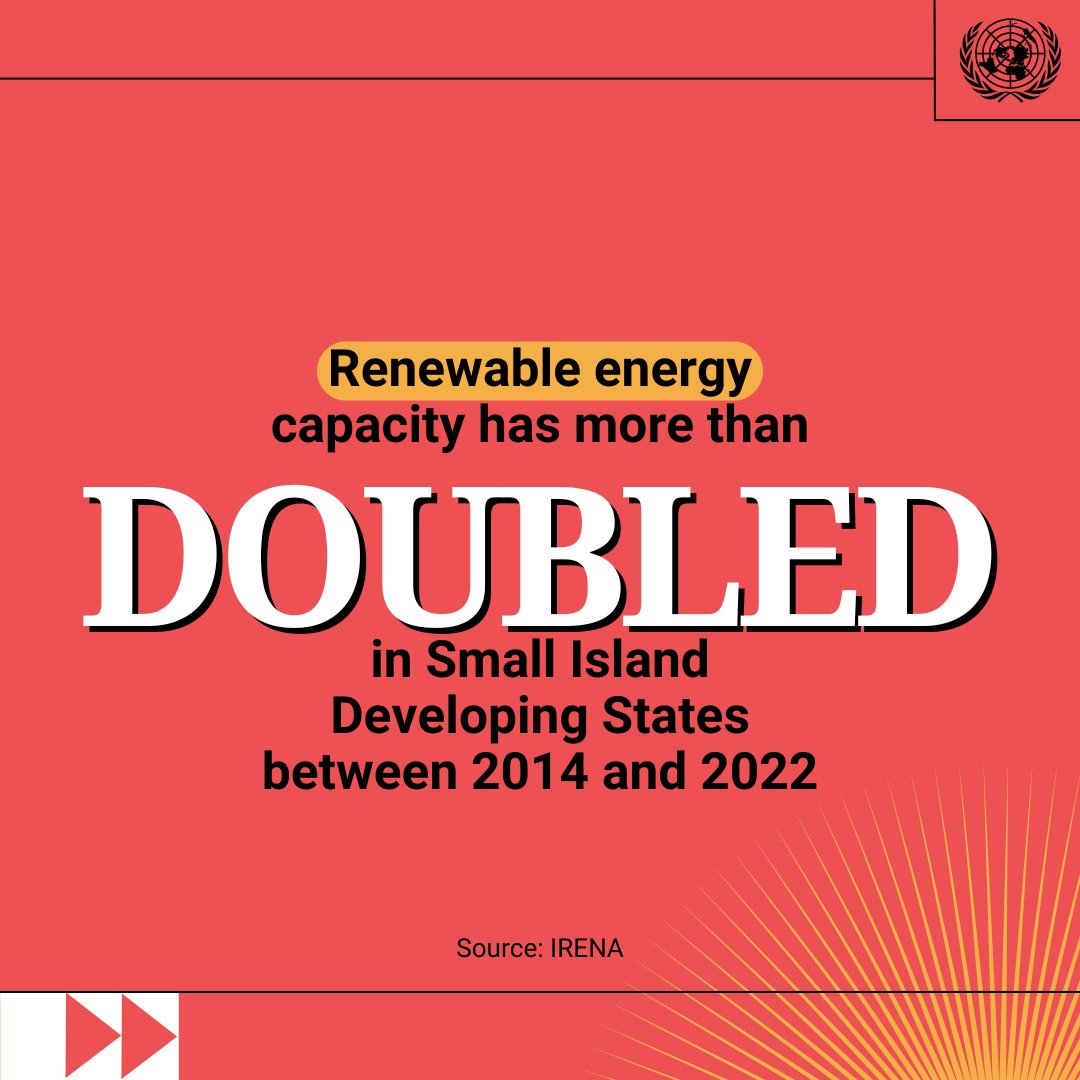 Small Island Developing States contribute less than 1% of global emissions yet face devastating climate impacts. Climate-related disasters have almost doubled in the last 20 years. We need urgent action to support them. #SIDS4 #GlobalGoals un.org/en/climatechan…