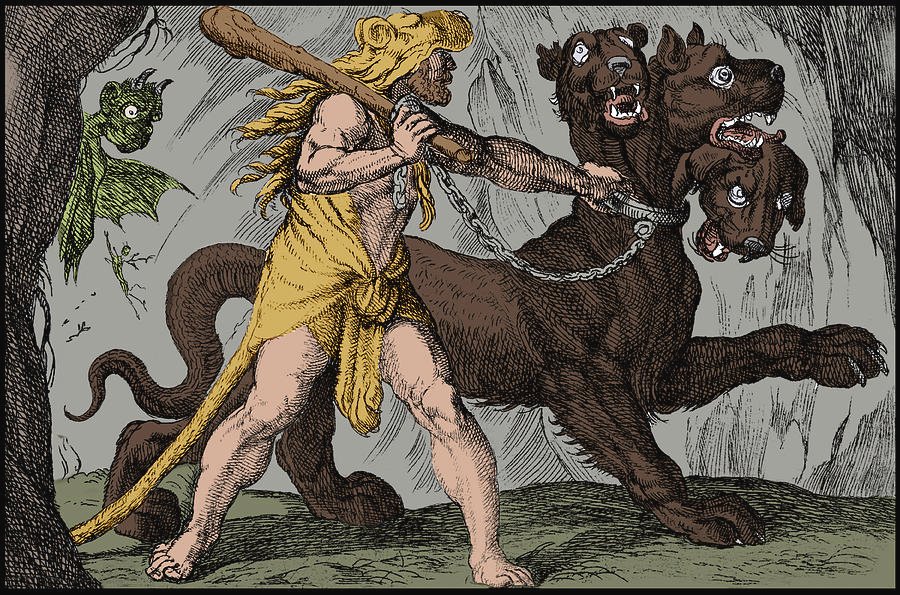 davideiacovozzi's tweet image. #Labors of #Hercules, #Capture #Cerberus 🏛️
