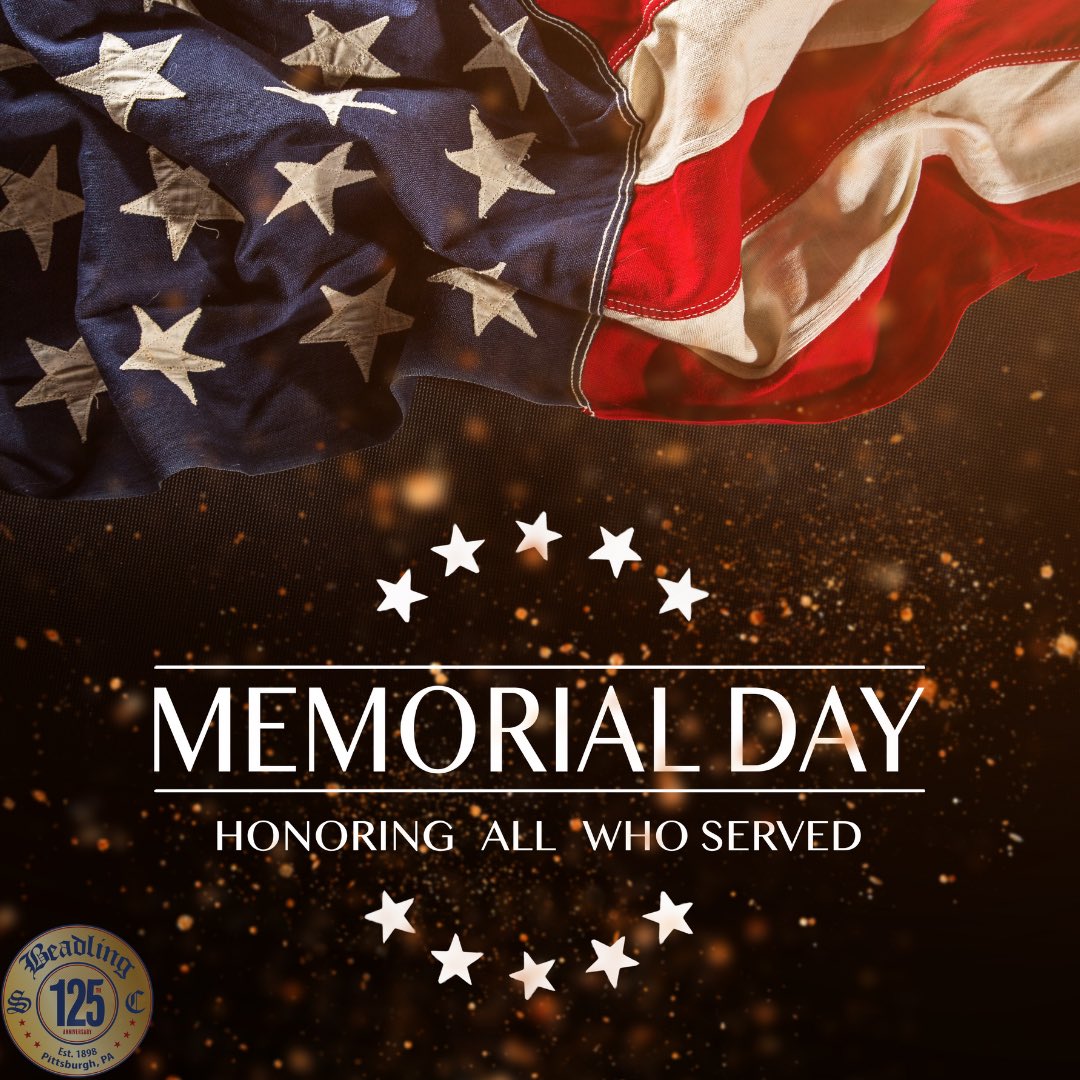 Honoring and remembering all those who have served. Have a safe and happy Memorial Day! #WearTheB