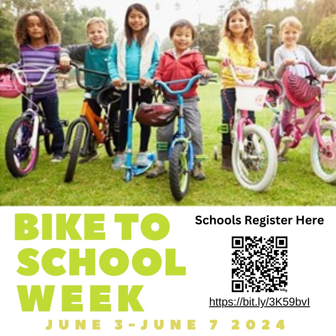 STSWR (@stswr) on Twitter photo Schools register now until June 1 for #BTSW2024. It's easy!
-Hang posters
-Read announcements
-Get students pumped!
-Count bikes in the rack on June 5
-Get ready to win!
Random draw  for $250 gift card at Canadian Tire.
Schools Register here: forms.gle/uoXfKjGyfuY3y5β¦ Schools register now until June 1 for #BTSW2024. It's easy!
-Hang posters
-Read announcements
-Get students pumped!
-Count bikes in the rack on June 5
-Get ready to win!
Random draw  for $250 gift card at Canadian Tire.
Schools Register here: forms.gle/uoXfKjGyfuY3y5β¦