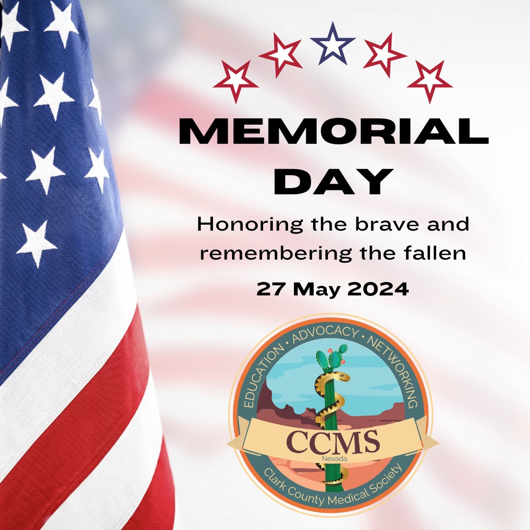 #MemorialDay - Today we at #ccmsnevada remember and honor all those who died defending our nation and protecting our freedom. #RememberTheFallen #MemorialDay2024 #HonorThem #ThankYouForYourService #ThankYouForYourServiceAndSacrifice